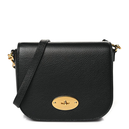 Mulberry Small Classic Grain Calfskin Small Darley Satchel Black 1 of 10