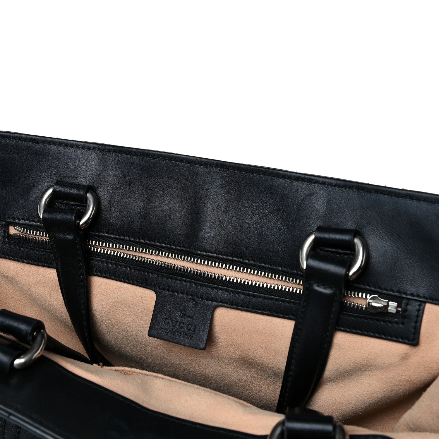 Gucci Calfskin Web Quilted Large Dionysus Tote Bag Black 21 of 31