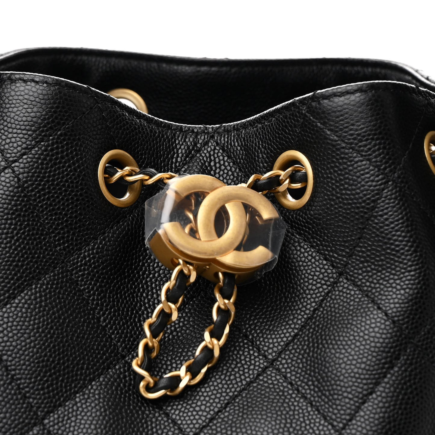 Caviar Quilted Small Chanel 25 Handbag Black