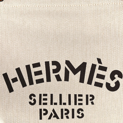 Hermes Canvas Swift Aline Grooming Bag Gold 9 of 12