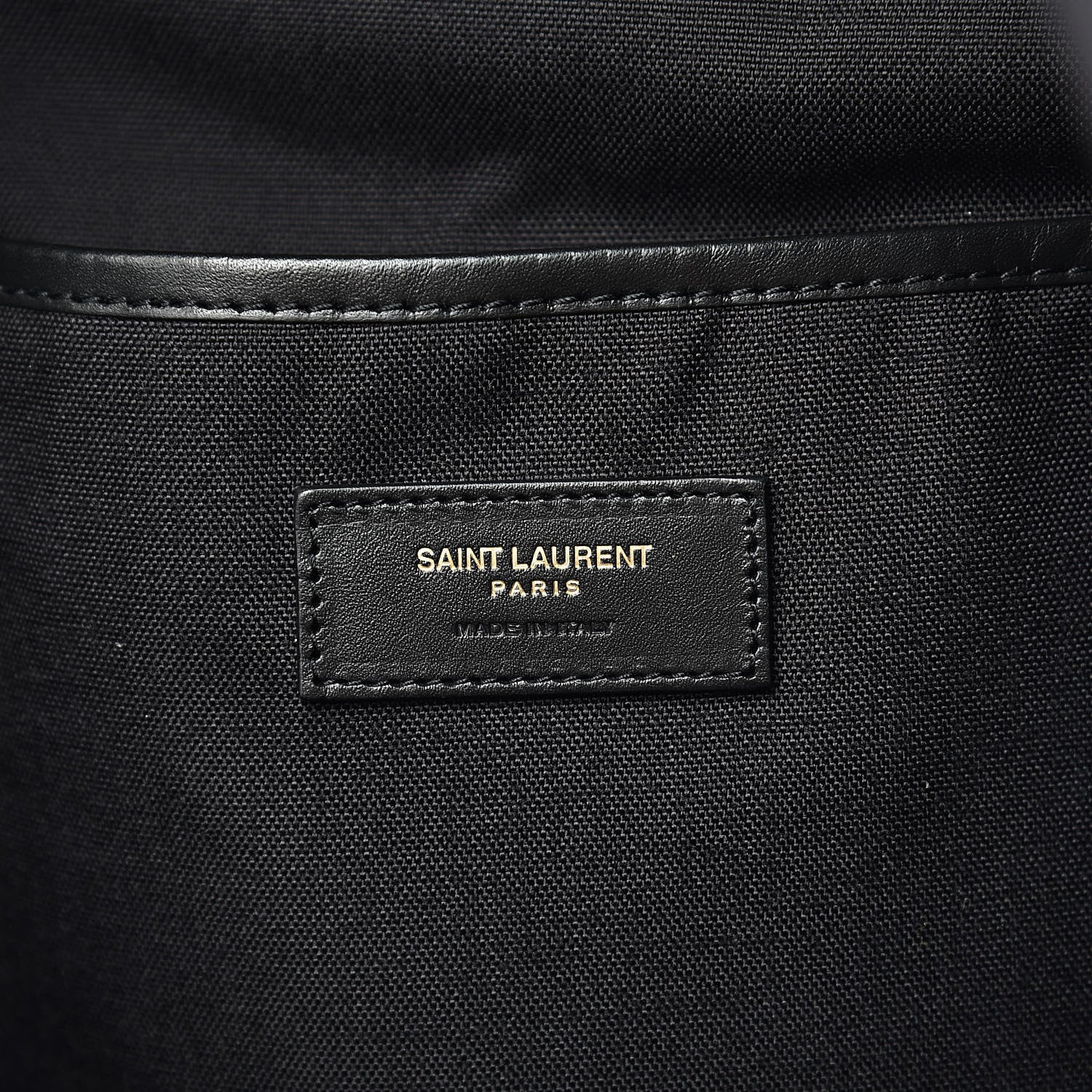 Saint Laurent Canvas Nylon Giant City Backpack Black 6 of 11