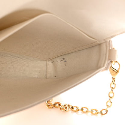 Louis Vuitton Empreinte Monogram Giant By The Pool Felicie Pochette Chain Wallet Creme Rose Trianon 12 of 18