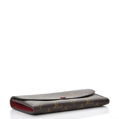 Louis Vuitton Monogram Emilie Wallet Rouge 4 of 10