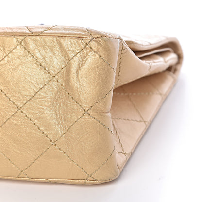 Chanel Metallic Aged Calfskin Quilted 2.55 Reissue 227 Flap Gold 12 of 16