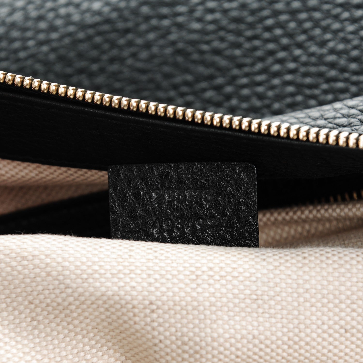 Gucci Pebbled Calfskin Medium Soho Hobo Black 7 of 7