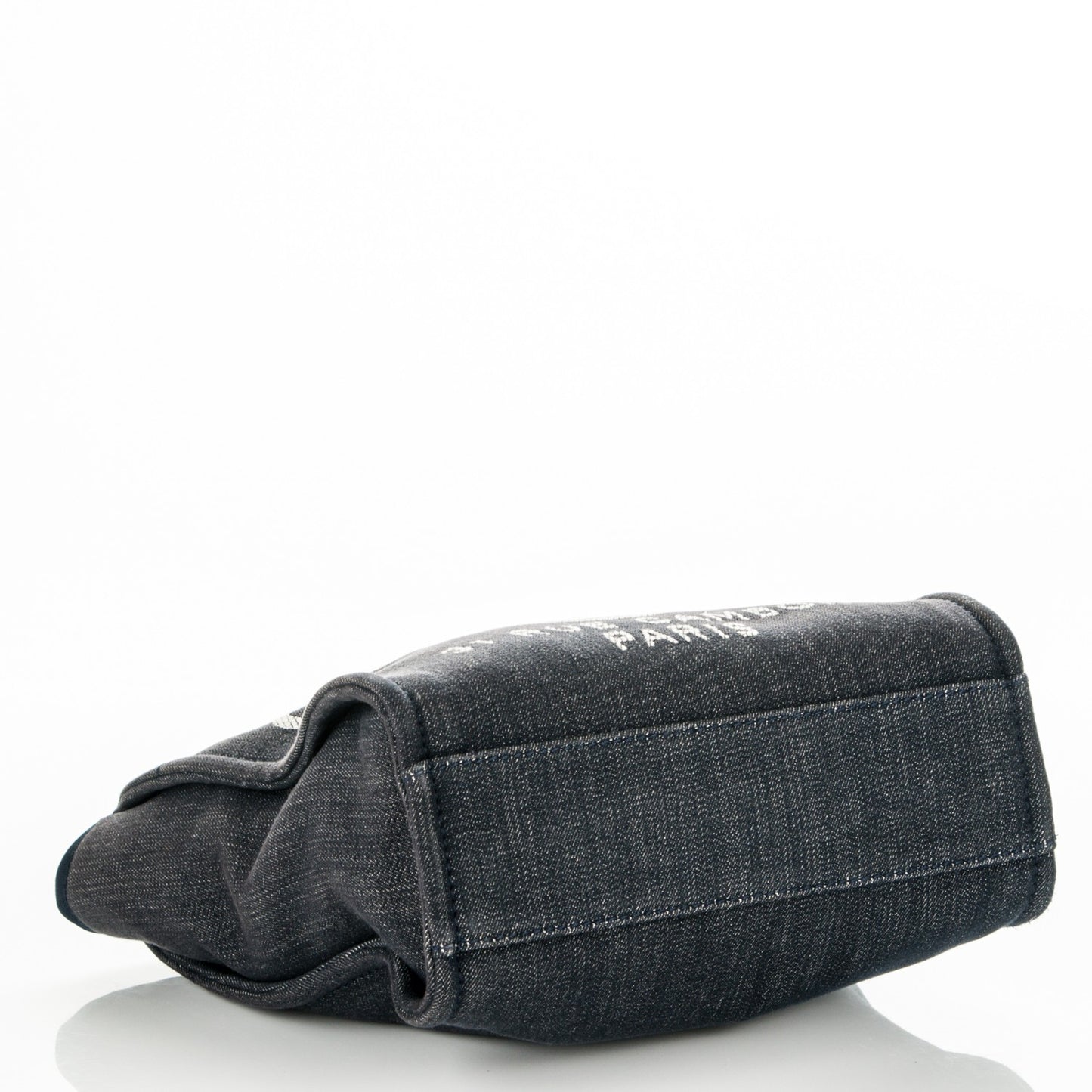 Canvas Mini Deauville Tote Dark Blue