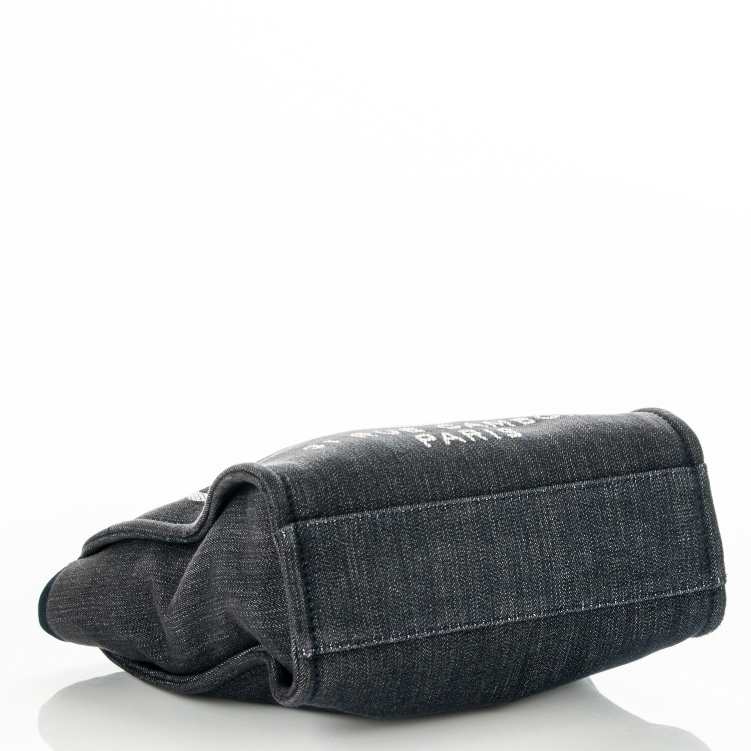 Chanel Canvas Mini Deauville Tote Dark Blue 4 of 7