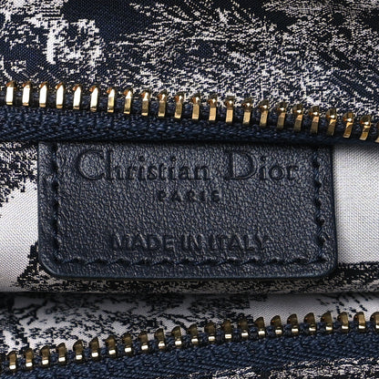 Christian Dior Technical Fabric Toile De Jouy Reverse Diortravel Zipped Pouch Blue Multicolor 6 of 8