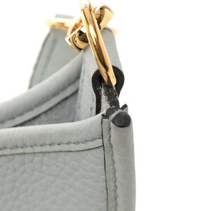 Hermes Taurillon Clemence Amazone Evelyne TPM Bleu Pale Etain 11 of 11