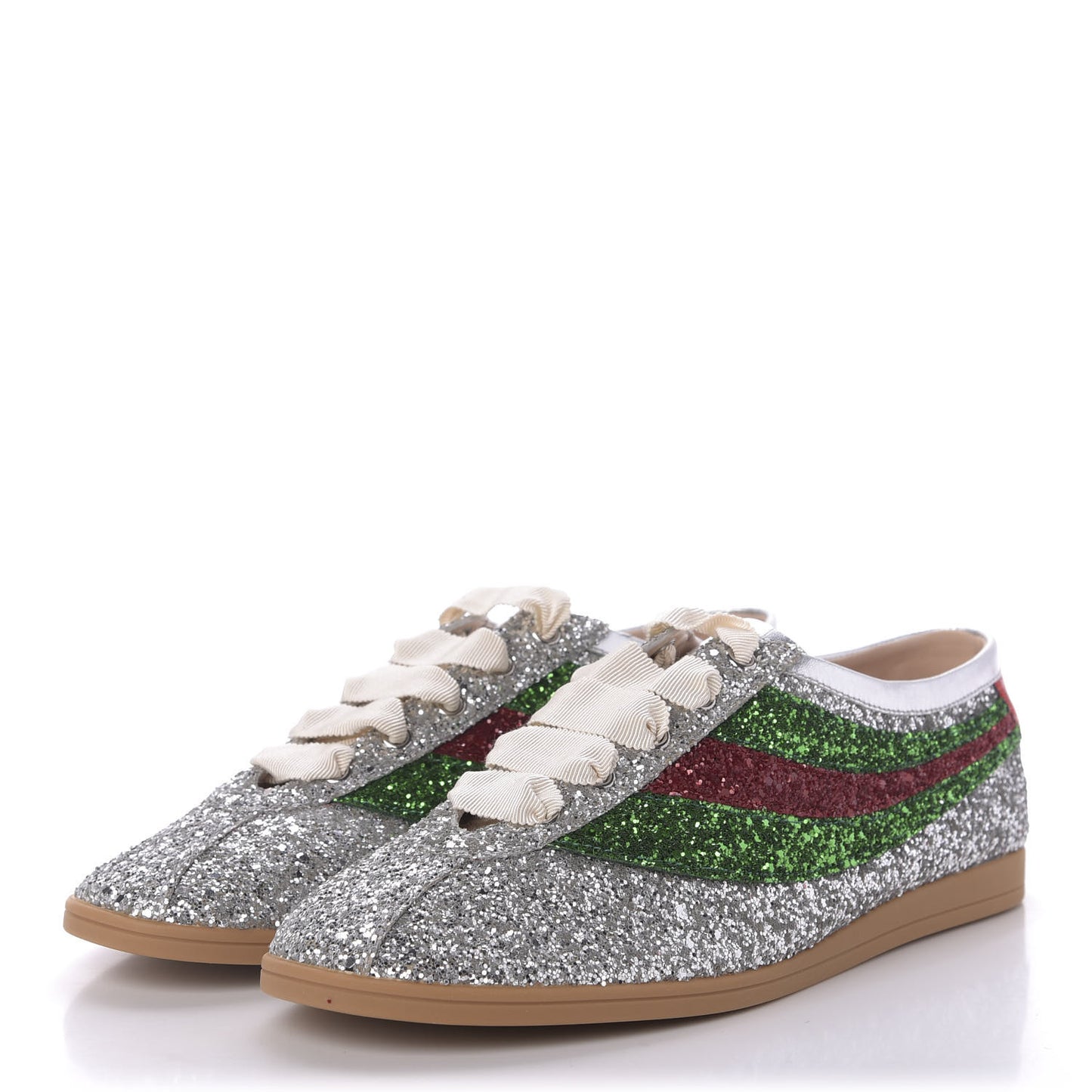 Glitter Fabric Web Mens Falacer Sneakers 8 Silver