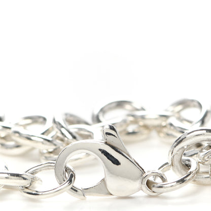 Tiffany Sterling Silver Heart Tag Charm Bracelet 4 of 6