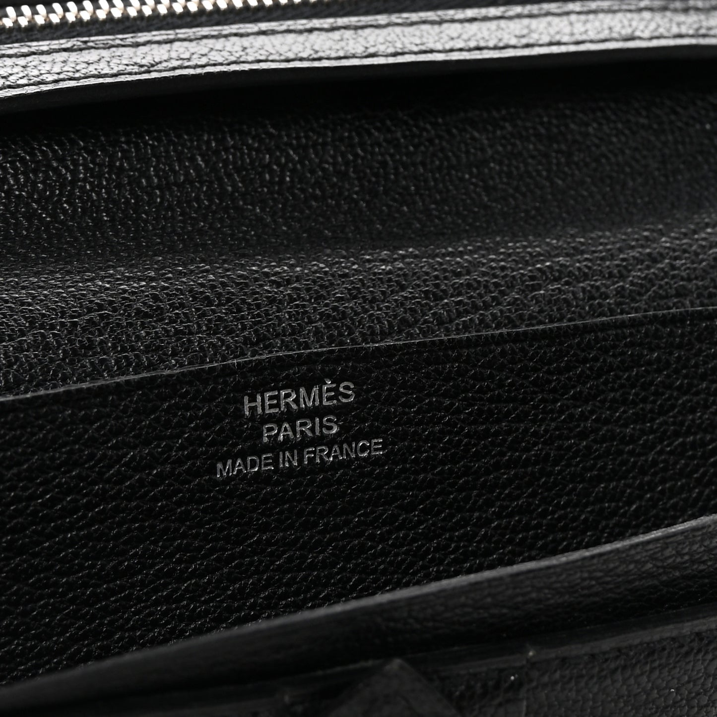 Chevre Mysore Bearn Gusset Wallet Black