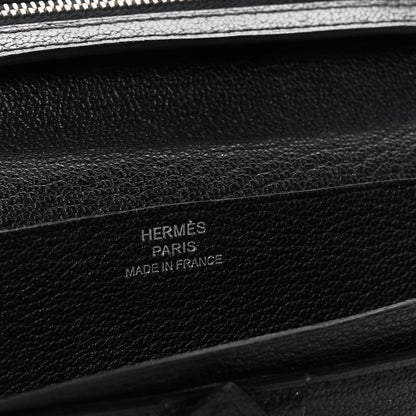 Hermes Chevre Mysore Bearn Gusset Wallet Black 6 of 8