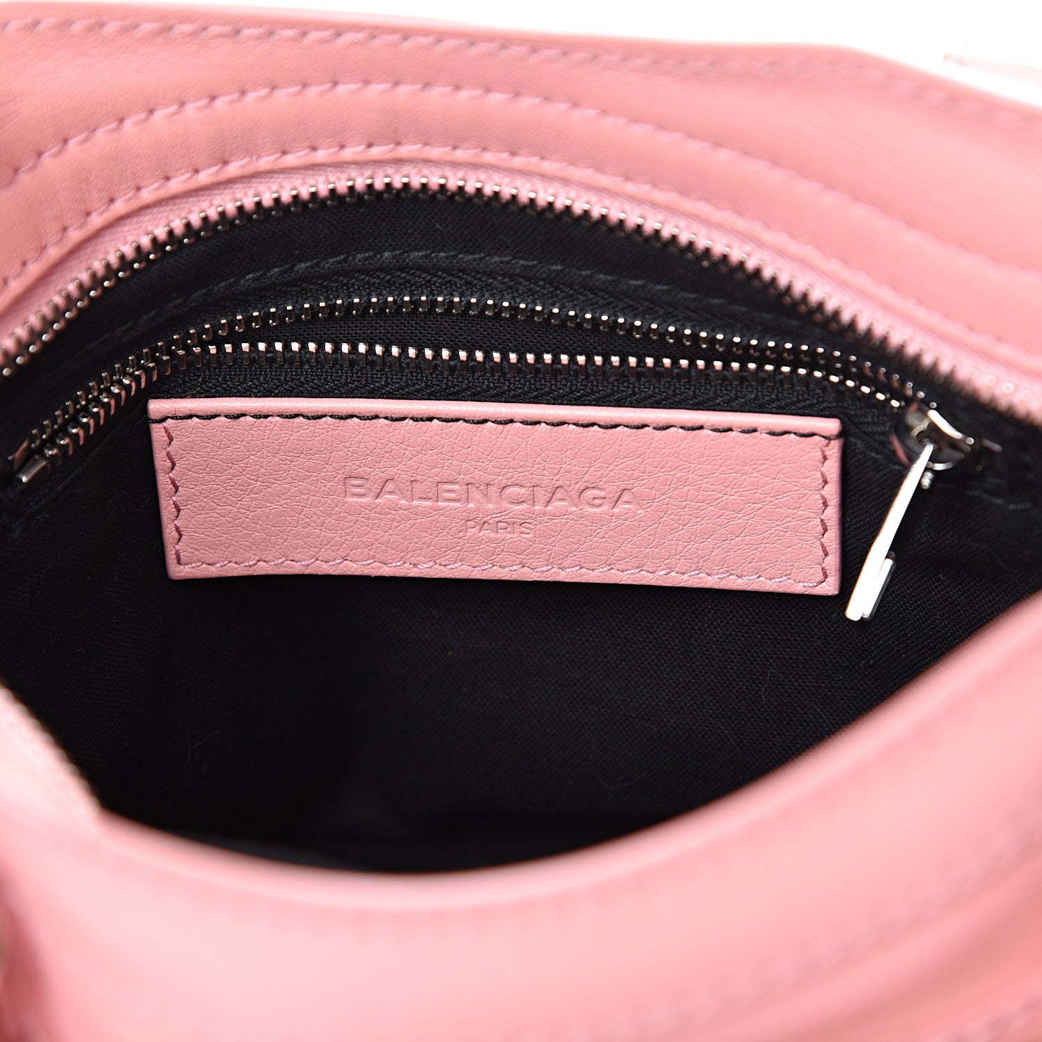 Balenciaga Veau Amp Plate Silver Hardware Mini City Rose 5 of 13