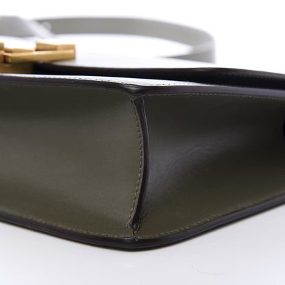 Saint Laurent Smooth Calfskin Carre Satchel Khaki 7 of 8