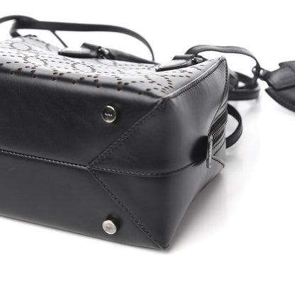 Alaia Calfskin Lux Laser Cut Arabesque Dome Bag Black 7 of 8