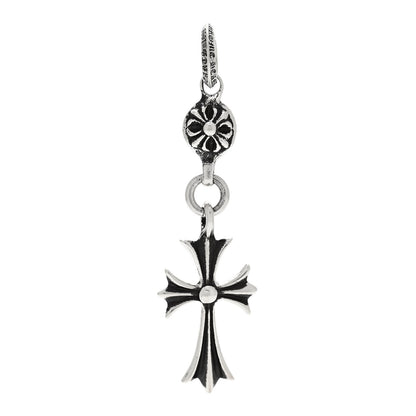 Chrome Hearts Sterling Silver Tiny Cross Long Pendant 1 of 4