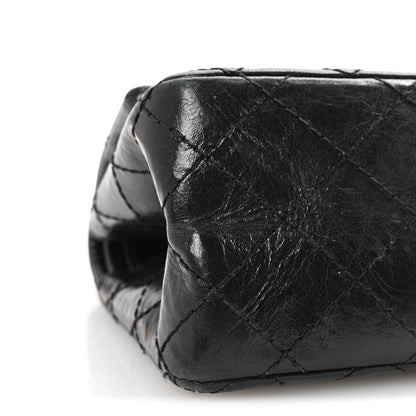 Chanel Aged Calfskin Quilted 2.55 Reissue Mini Flap So Black 9 of 10