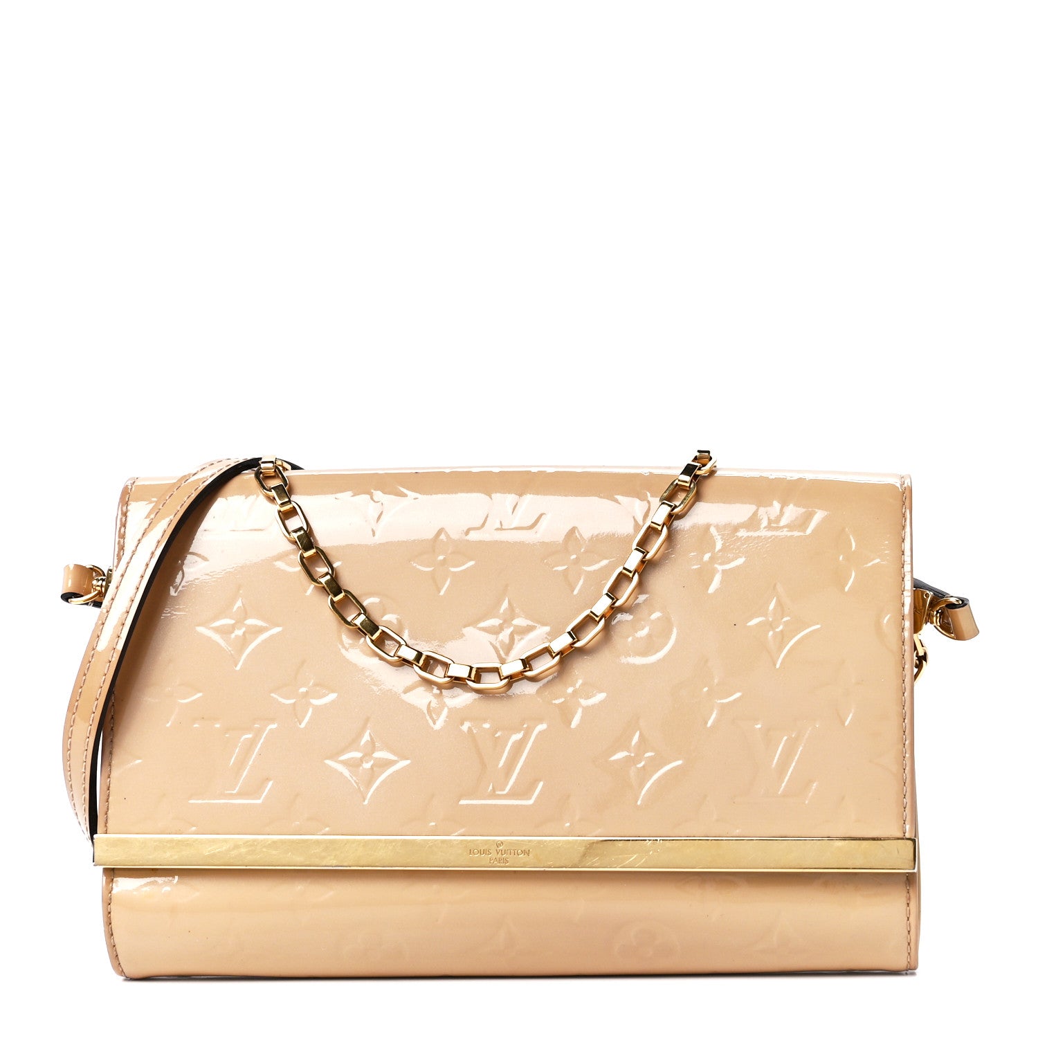 Louis Vuitton Vernis Ana Clutch Dune 1 of 12