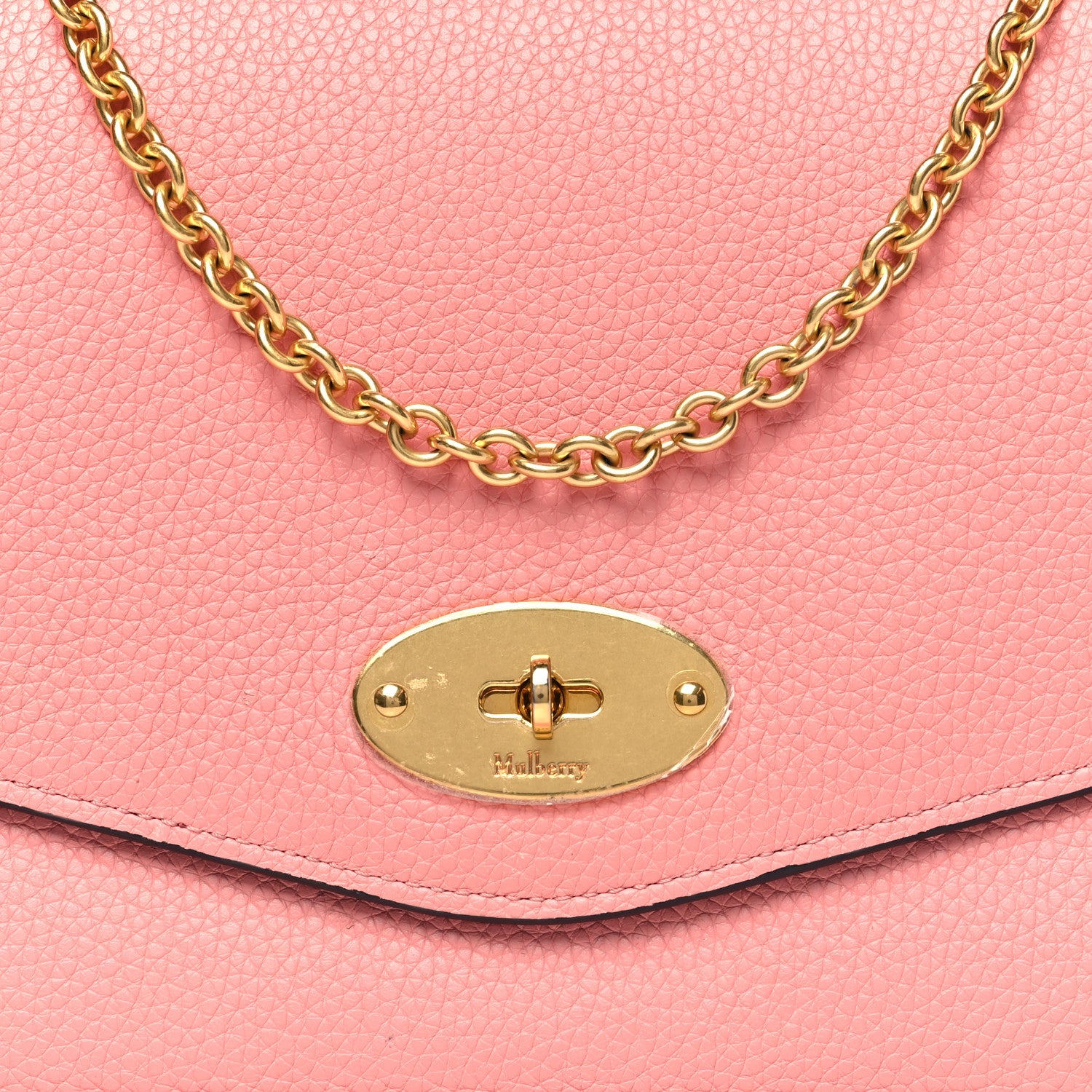 Mulberry Classic Grain Calfskin Medium Darley Macaroon Pink 7 of 9