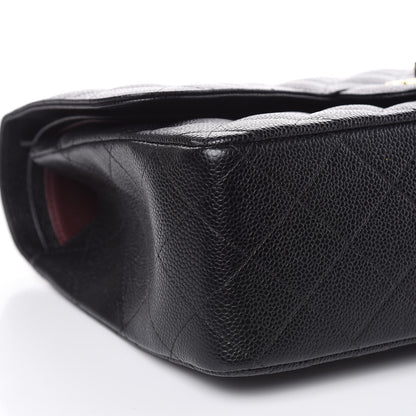 Chanel Caviar Quilted Jumbo Double Flap Black 8 of 11