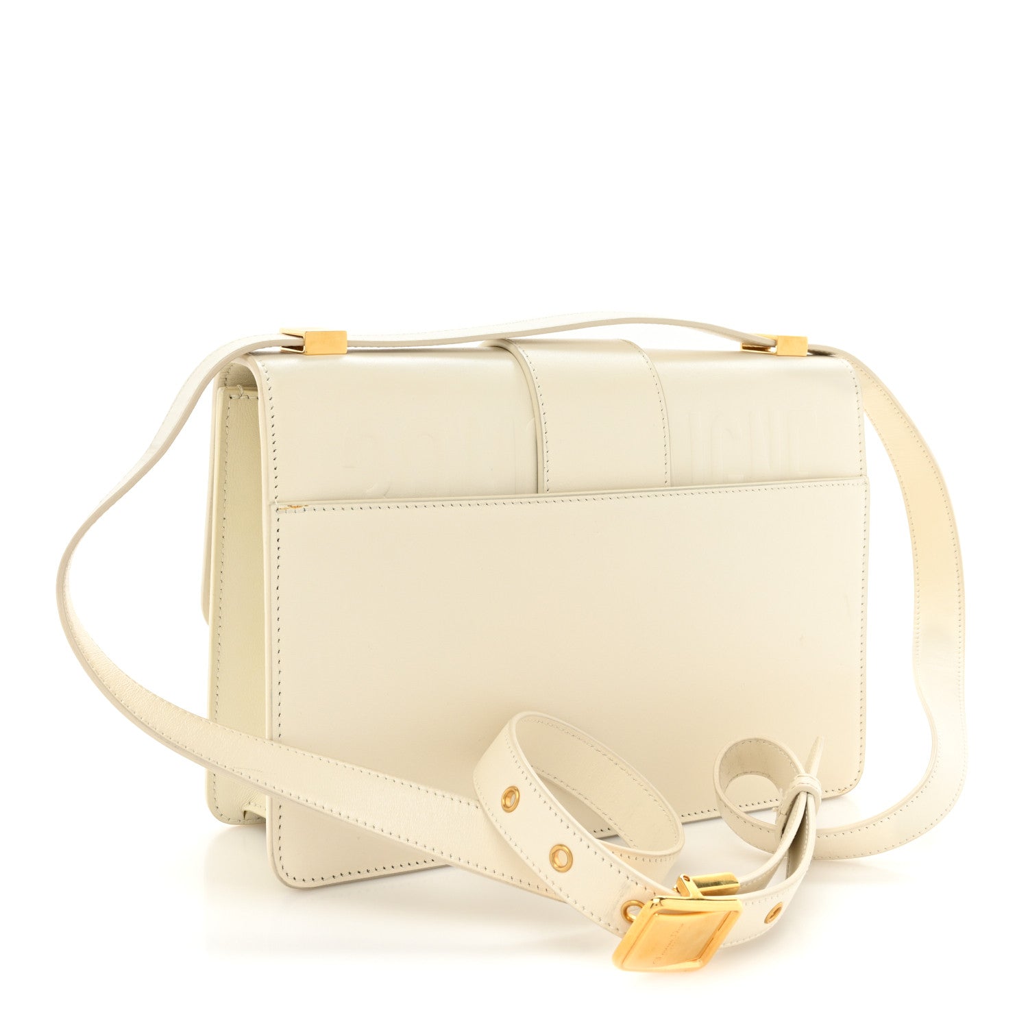 Christian Dior Box Calfskin 30 Montaigne Flap Bag Latte 2 of 16