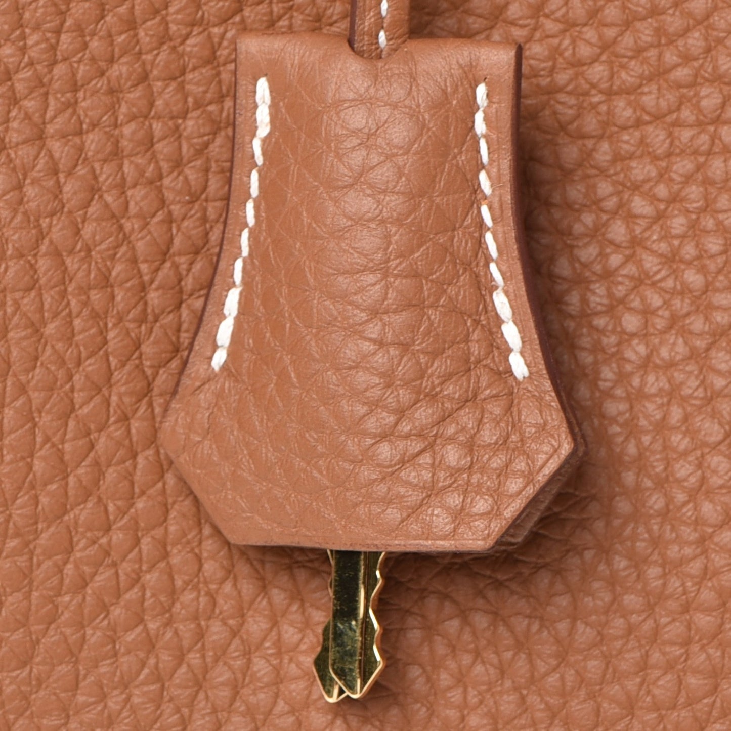 Taurillon Clemence Retourne Horseshoe Kelly 28 Gold