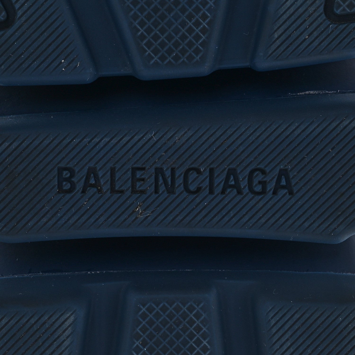 Balenciaga Neoprene Knit Womens Speed Sneakers 36 Navy Blue 7 of 11