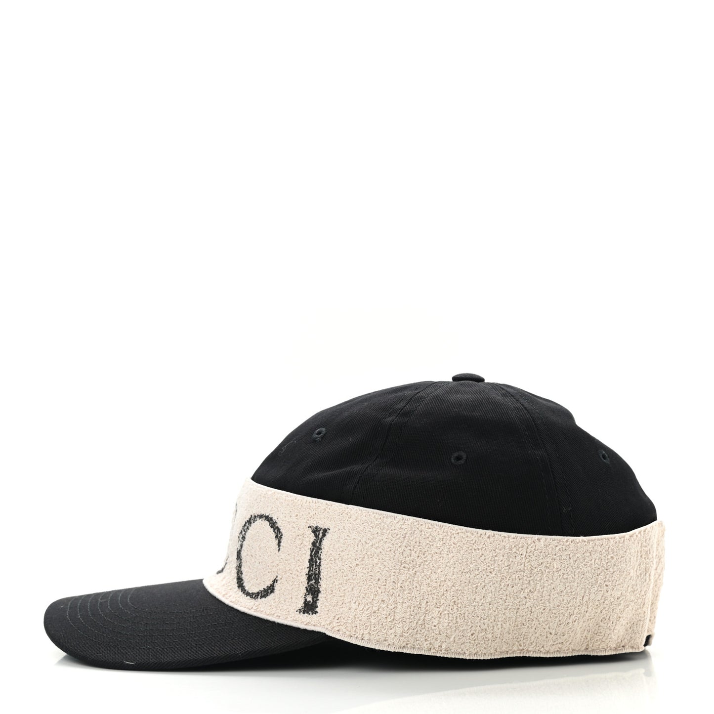 Gabardine Gucci Headband Baseball Hat M Black