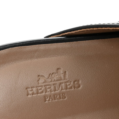 Hermes Calfskin Carlotta Mules 35 Black 8 of 10