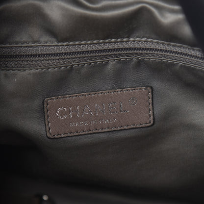 Chanel Calfskin Modern Chain Rhodoid Hobo Black 7 of 11