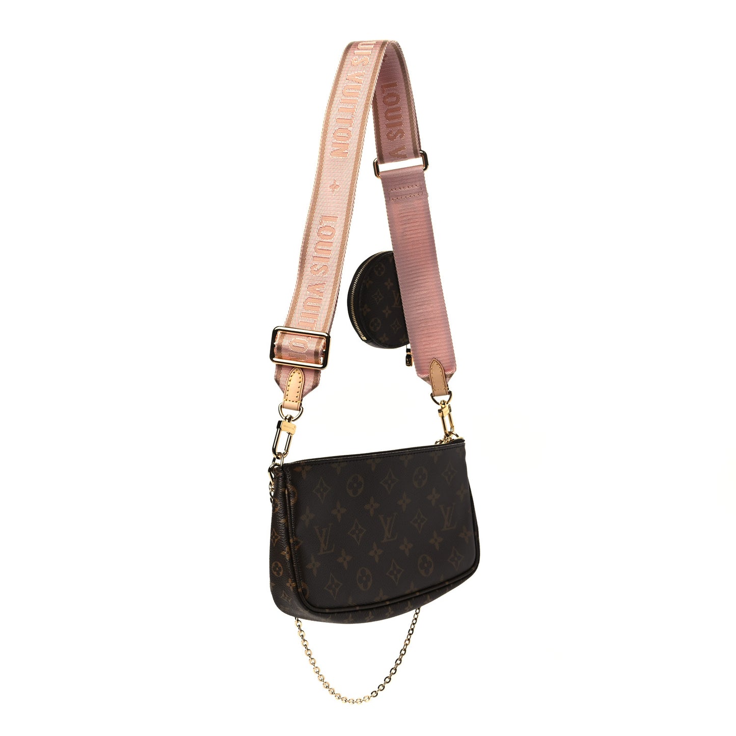 Monogram Multi Pochette Accessories Rose Clair