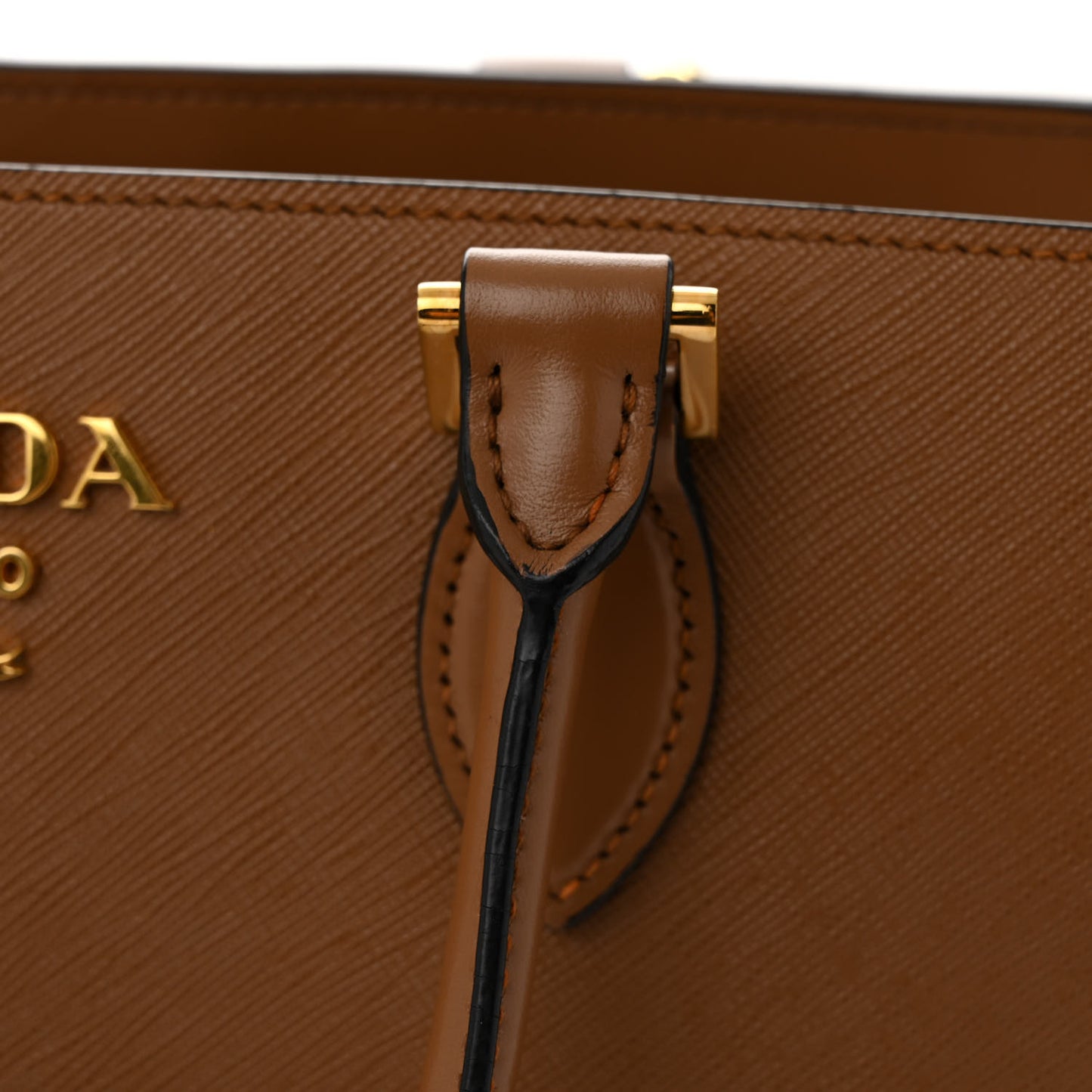 Saffiano Soft Calfskin Large Tote Cannella