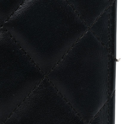 Chanel Calfskin Quilted Cambon Yen Wallet Black 9 of 9