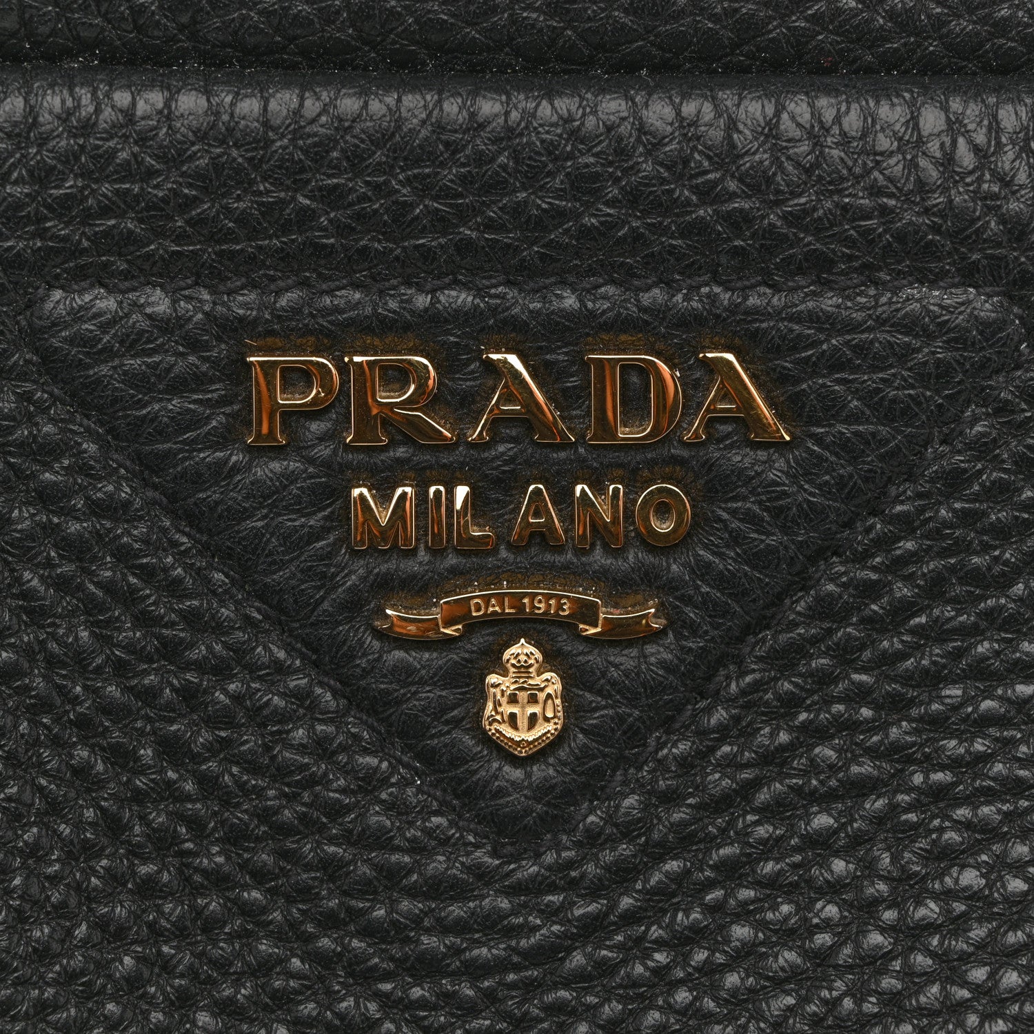 Prada Vitello Daino Soft Medium Double Zip Shoulder Bag Black