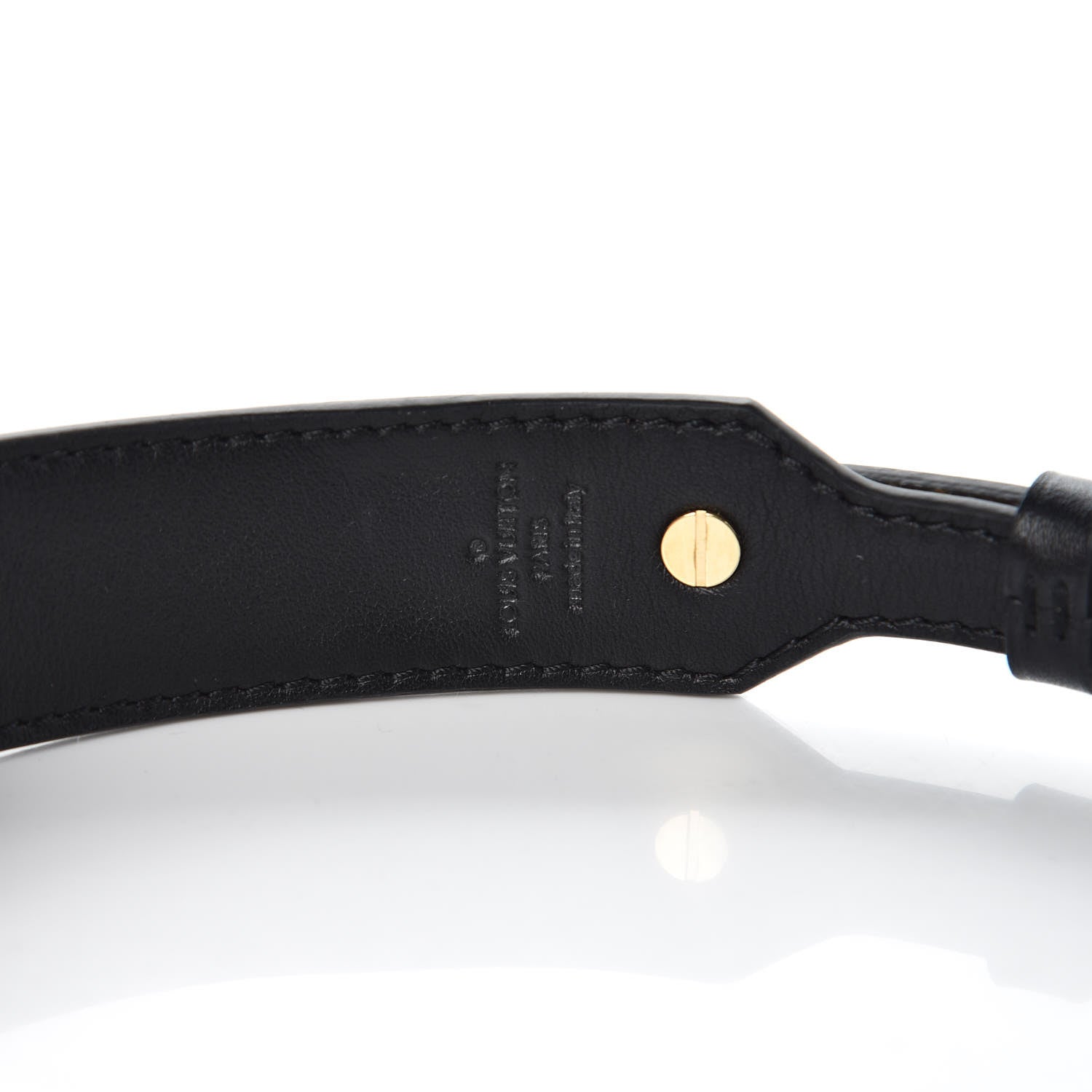 Louis Vuitton Monogram Bandouliere Shoulder Strap XL Black 5 of 5