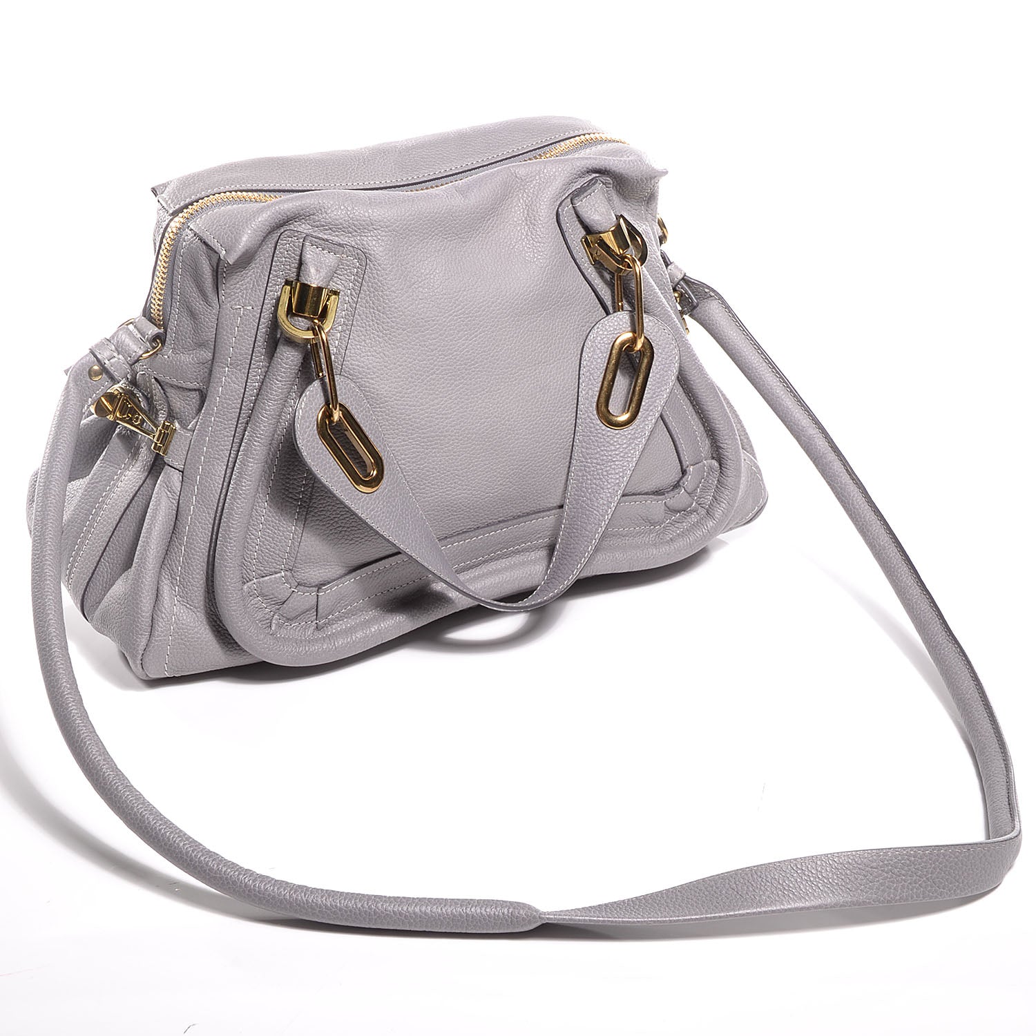 Chloe Calfskin Medium Paraty Cashmere Grey 3 of 12