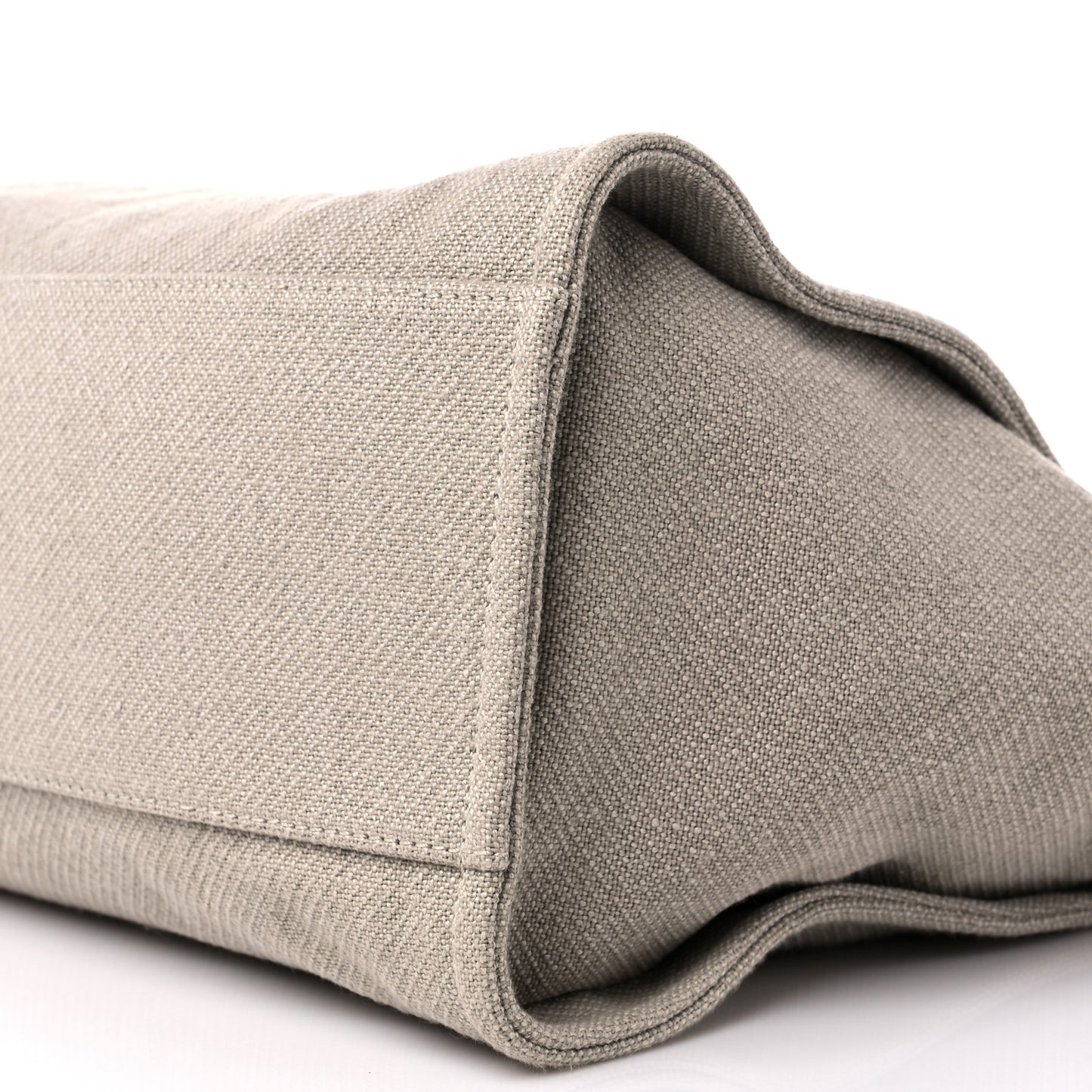 Mixed Fibers Medium Deauville Tote Beige Black