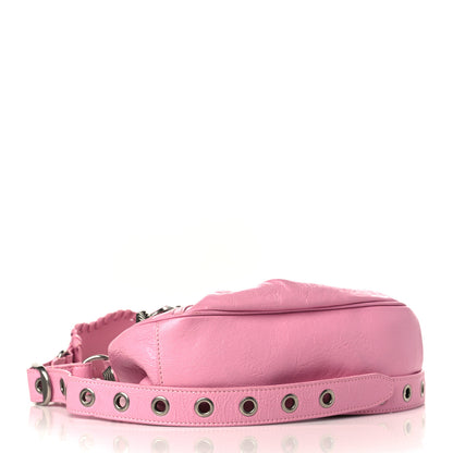 Balenciaga Agneau Arena Le Cagole Shoulder Bag XS Rose 4 of 9