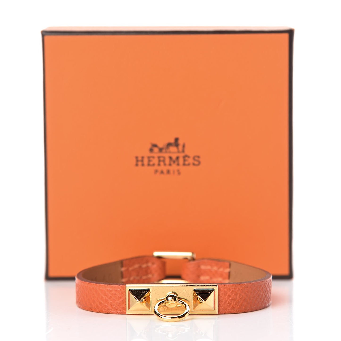 Epsom Micro Rivale Bracelet XS Orange
