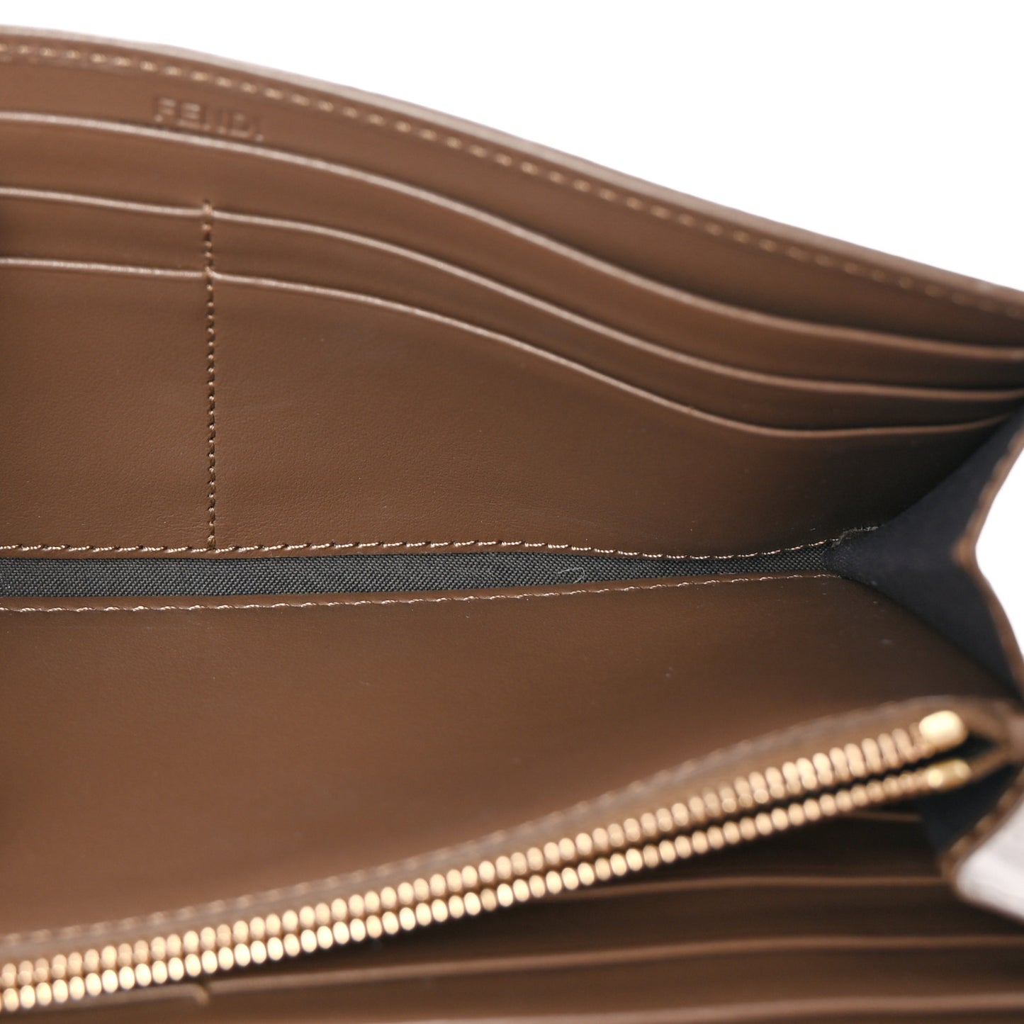 Vitello Soft FF Diamonds Continental Envelope Wallet On Chain Maya Black