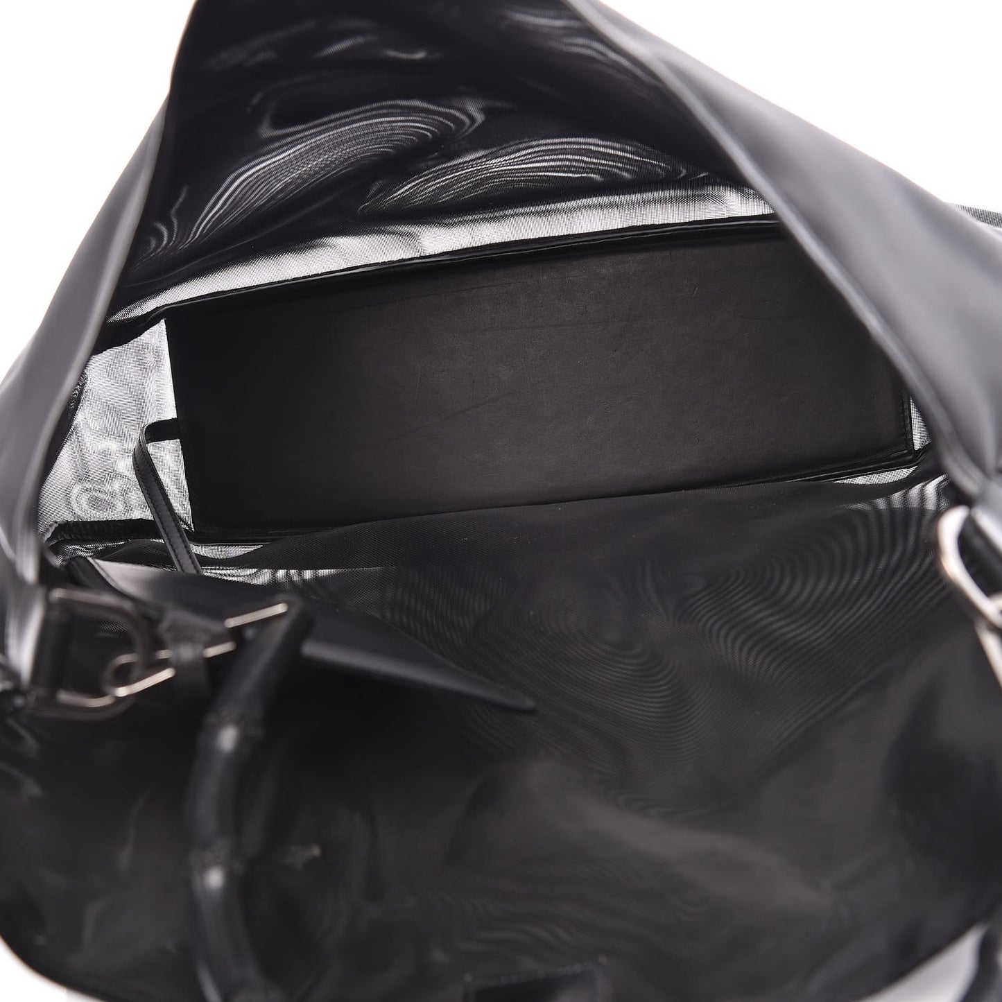 Mesh Bamboo Shoulder Bag Black