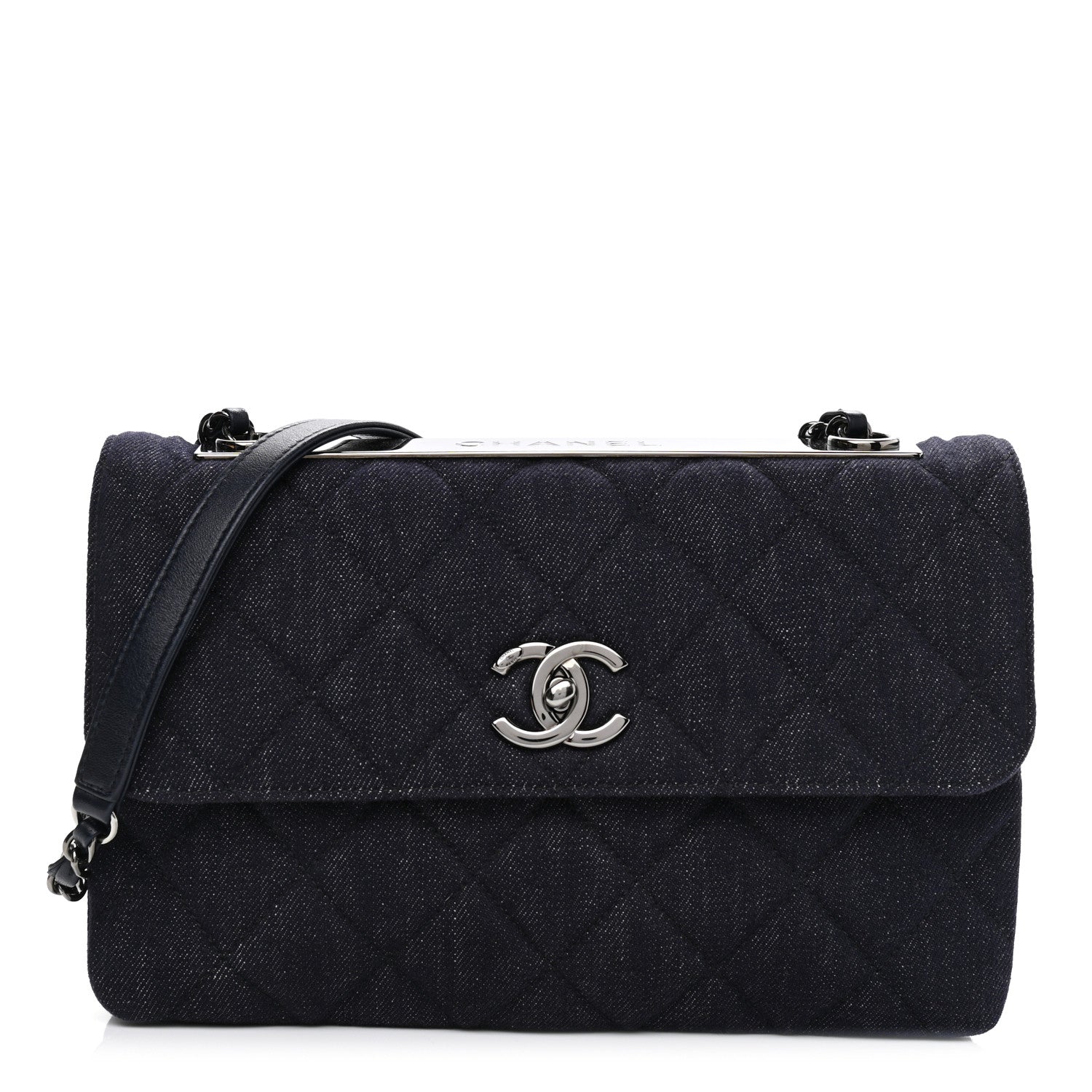 Chanel Denim Quilted Medium Trendy CC Flap 1 of 9