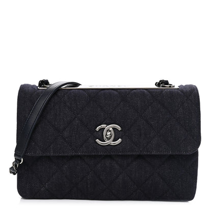 Chanel Denim Quilted Medium Trendy CC Flap 1 of 9