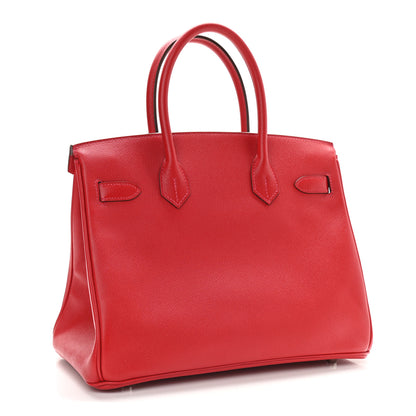 Hermes Epsom Birkin 30 Rouge Casaque 2 of 9