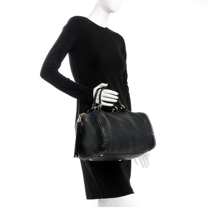 Gucci Pebbled Calfskin Medium Soho Boston Black 3 of 10