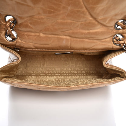 Chanel Aged Calfskin Vintage Ligne Flap Gold 5 of 15