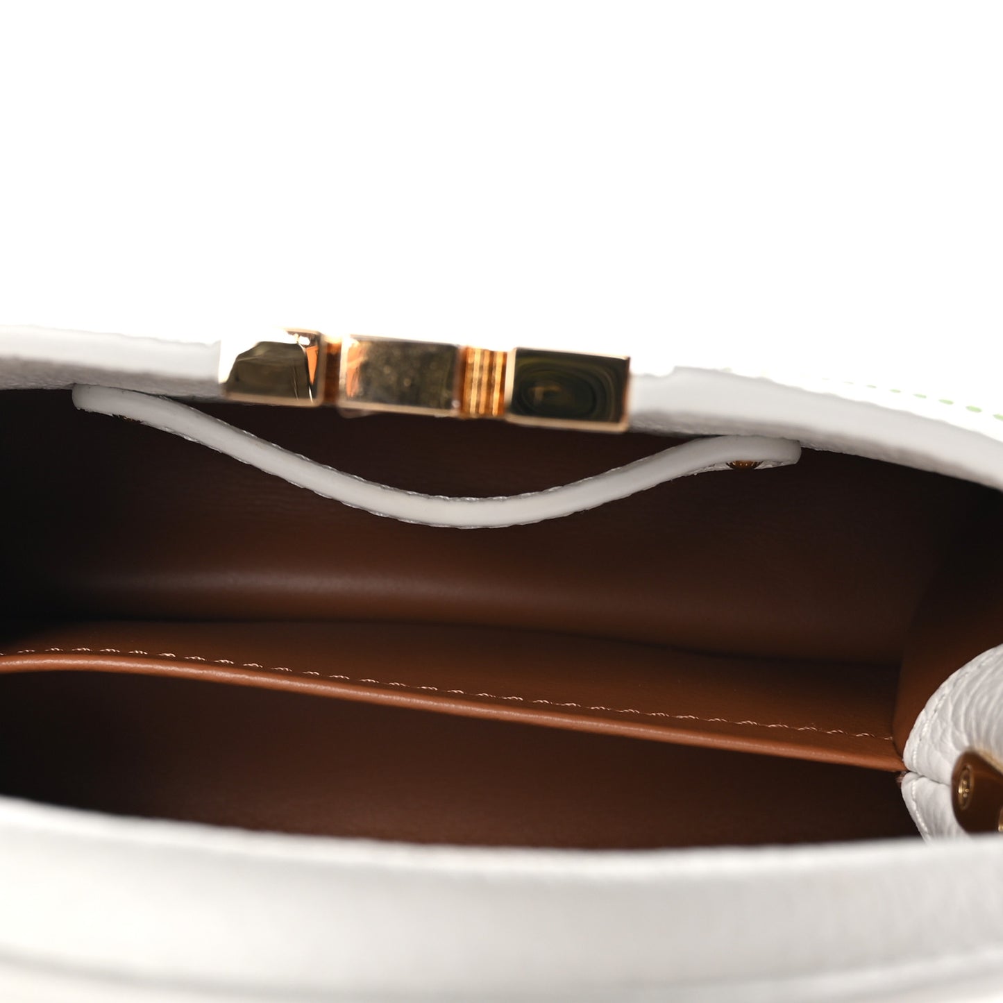 Taurillon Calfskin Patent Gelato Mini Capucines Fraise Pink