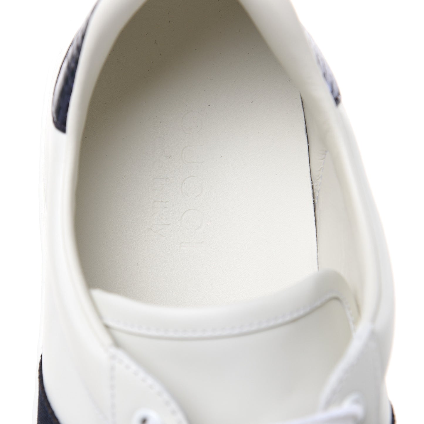 Calfskin Ayers Web Blind for Love Embroidered Mens Ace Sneakers 9 White