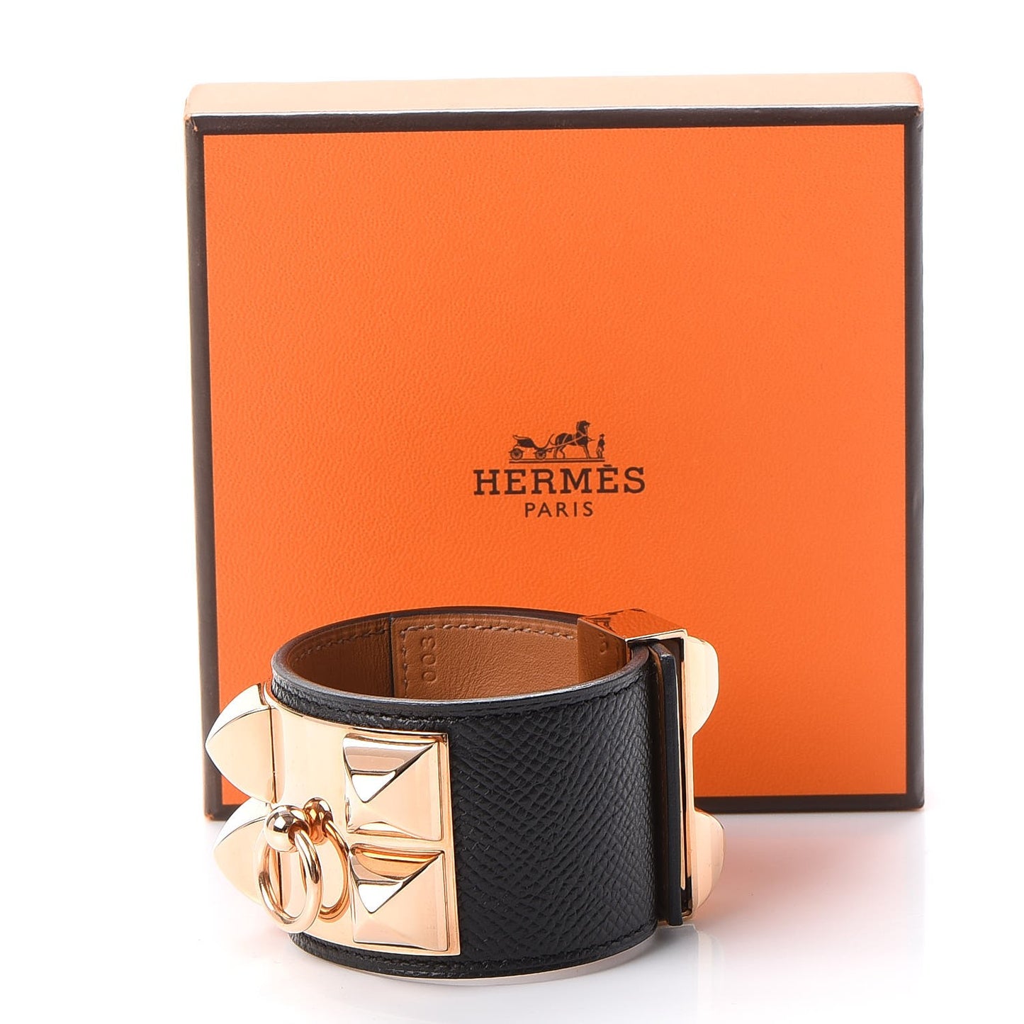 Epsom Collier de Chien CDC Bracelet S Black